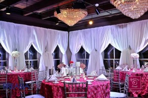 Ballroom White Curtains