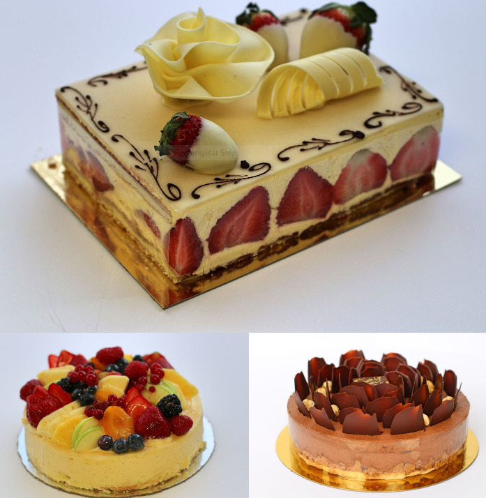 Cakes from patisserie poupon